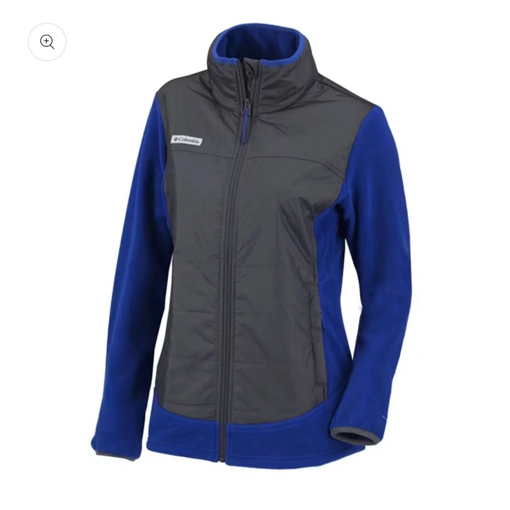 Columbia Women's Blue and Gray Jacket